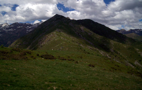 Monte Cucco dal pian del Loto (Valle Oropa): il cervino 
