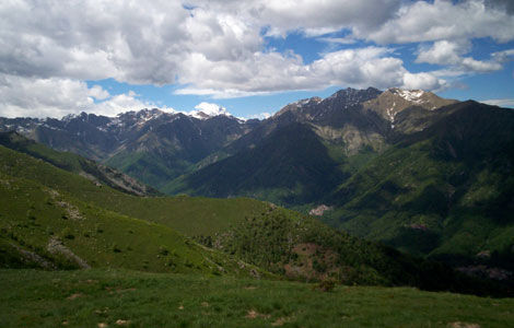 Monte Cucco dal pian del Loto (Valle Oropa): testata della valle del Cervo