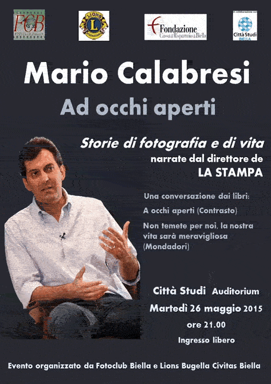 Biella, incontro con Mario Calabresi