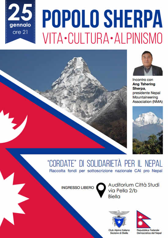 Biella, incontro sul tema "Nepal"