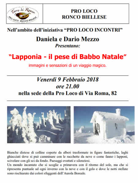 Eventi Biella 5 - 11 feb 2018