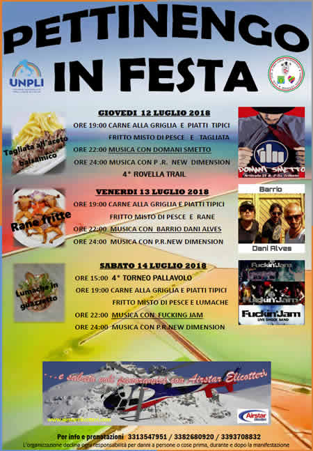 Eventi Biella 9 - 15 lug 2018