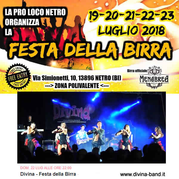 Eventi Biella 16 - 22 lug 2018