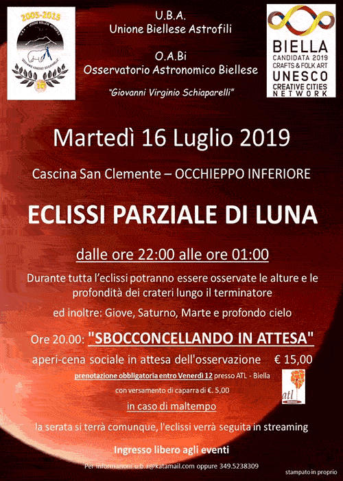 Eventi Biella 15 - 21 lug 2019
