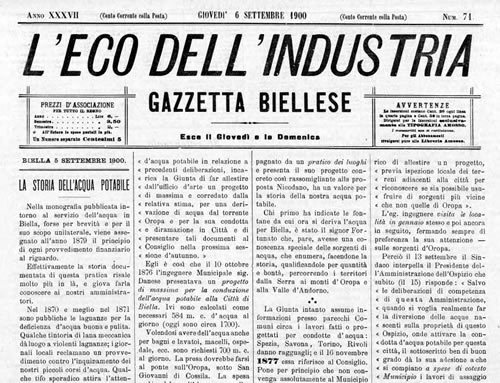 giornale 1900