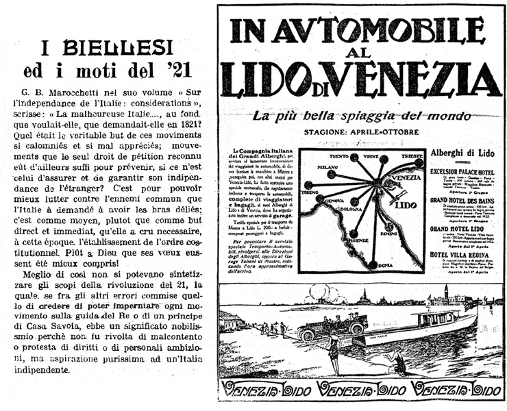 1922 notizie da biella