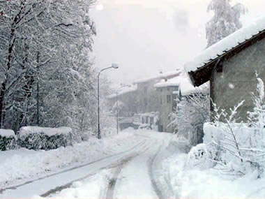 un'abbondante nevicata sul Biellese 14