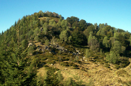 Bocchetta Margrosio - Monte Civetta (Val Sessera): 
vista sul monte Massaro