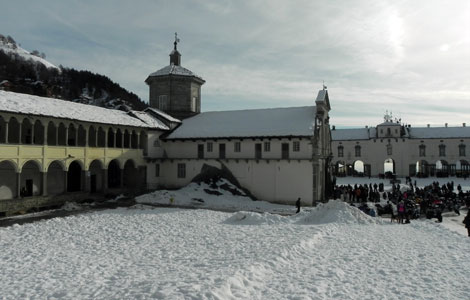 Biella - Oropa (Valle Oropa): La chiesa vecchia di Oropa