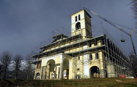 Madonna del Piumin (Valle Elvo): Santuario di San Grato