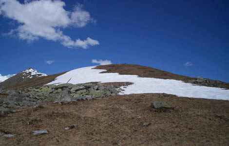 Monte Cucco - Oropa (Valle Oropa): in vista della vetta del monte Cucco 
