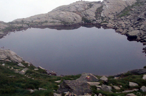 Lago del Rosso (Valle Oropa): Il lago del Rosso