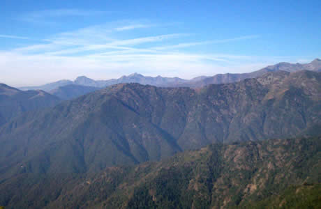 Monte Barone di Coggiola (Val Sessera): 
vista sulle alpi biellesi 