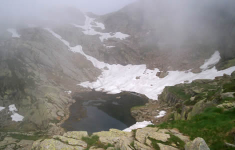 Monte Camino (Valle Oropa): lago del Camino