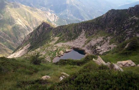 Lago Riazzale (valle Cervo): il lago Riazzale
