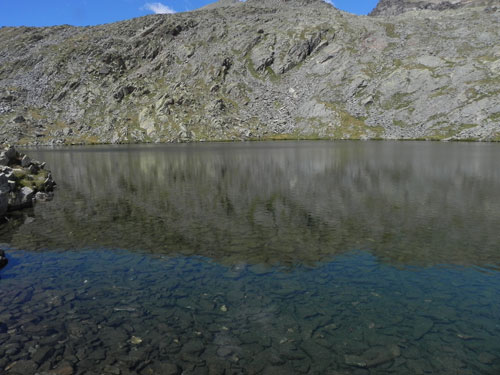 Valle di Gressoney, lago Blu